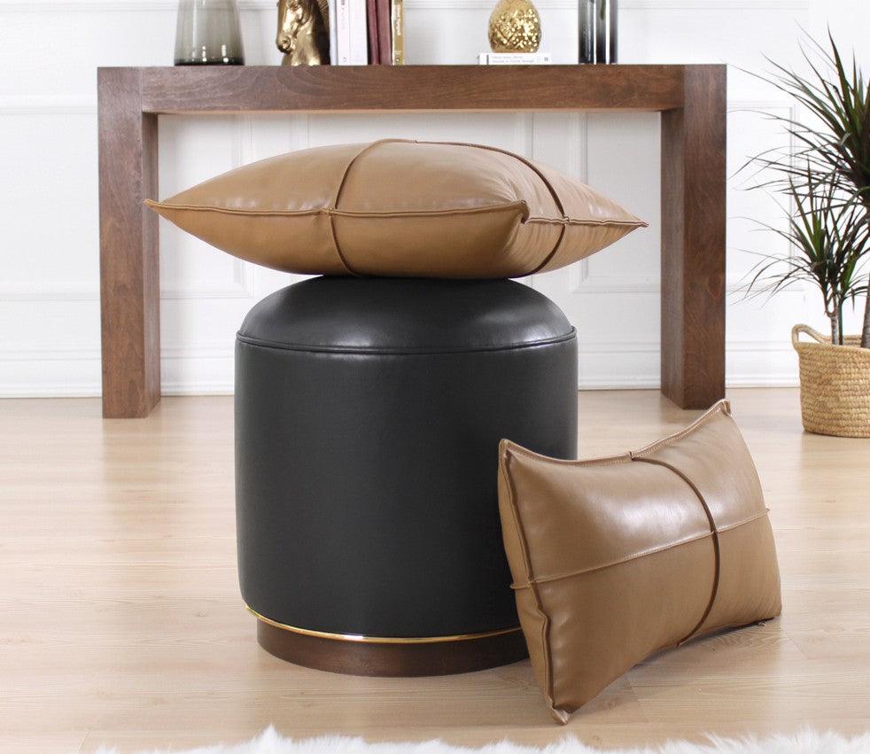 Puf, Cafea, 42x43x42 cm - Gri, SKU 209FLF1261