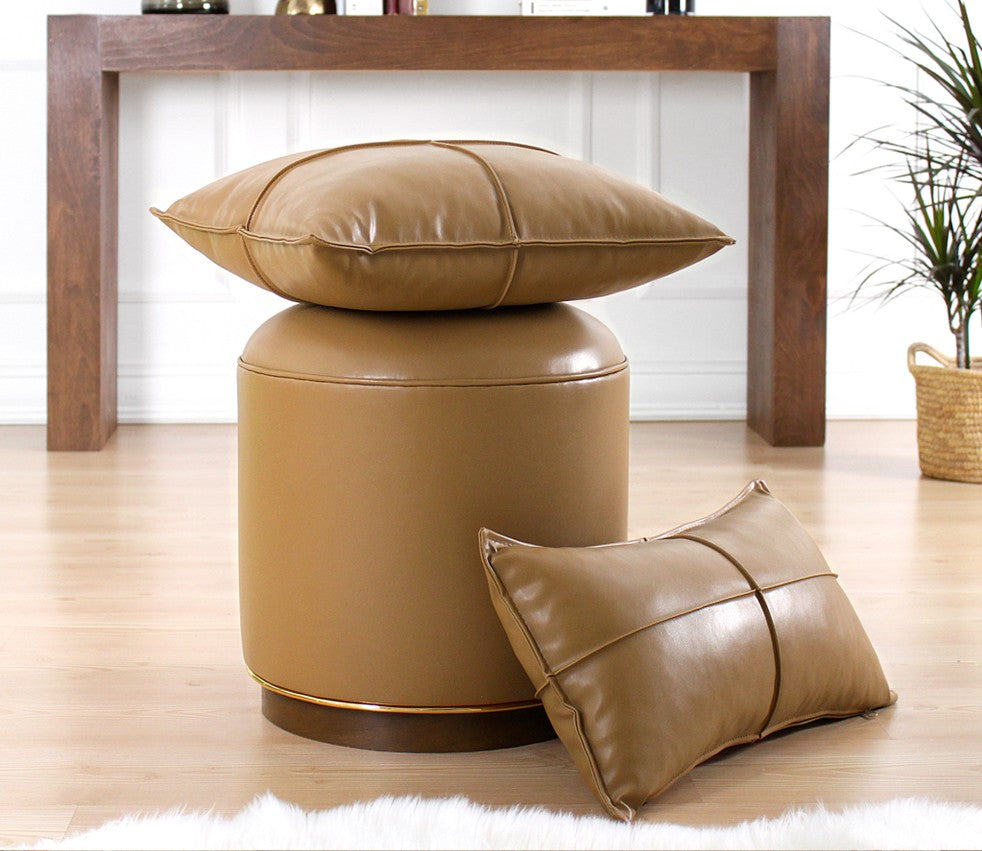 Pernă decorativă Dobsett - Beige, Camel, 50x50 cm
