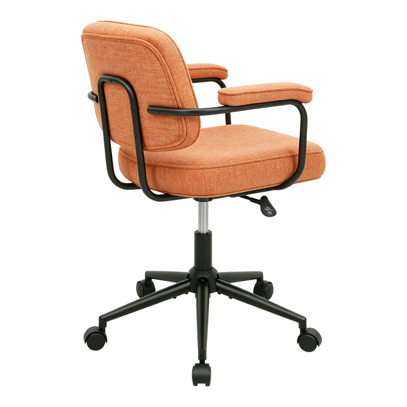 Scaun de birou Leberta, Stofă, Diverse culori - Teracota | SKU: 225-000091 | Scaun de birou Leberta, Stofă, varianta Teracota, produs pentru amenajarea locuinței, disponibil online în România la CasaMob
