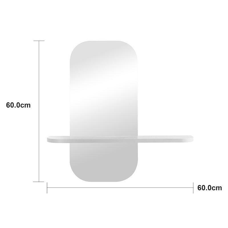 Oglindă decorativă Lunaria, MDF, Diverse culori, 60x12x60 cm - Alb | SKU: 233-000056 | Oglindă decorativă Lunaria, MDF, 60x12x60 cm, varianta Alb, produs pentru amenajarea locuinței, disponibil online în România la CasaMob