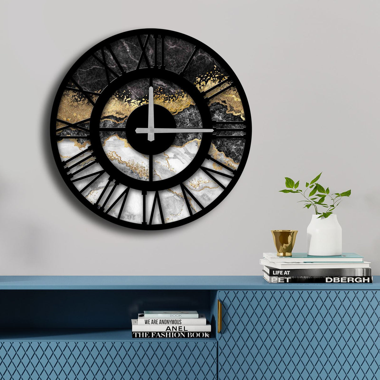 Ceas de perete 5050MS-027, Multicolor