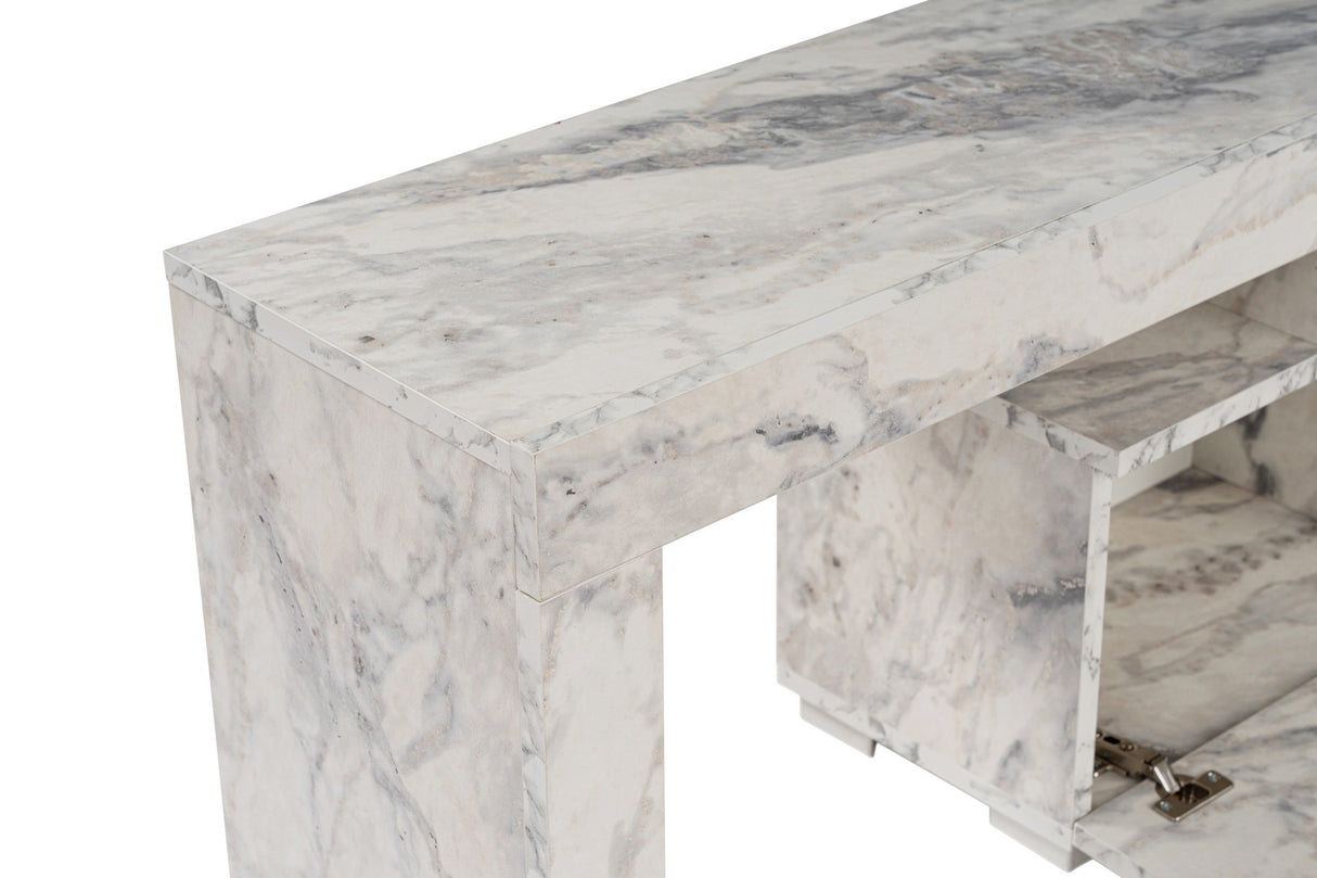 Comodă TV Enclave - Fressia Marble, Freesia marble, 180x31x50 cm