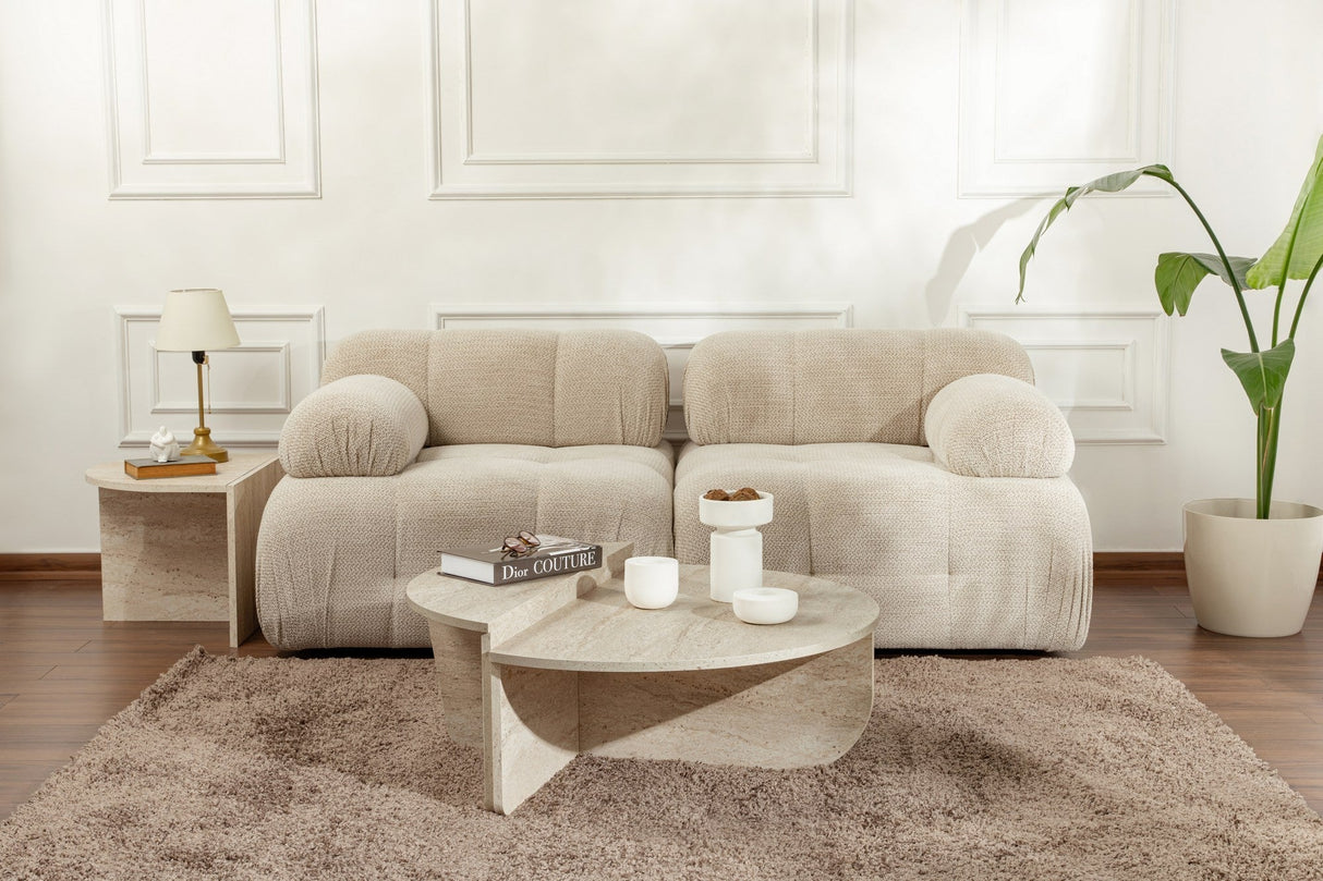 Măsuță de cafea Orion, Diverse culori, 90x60x30 cm - Travertin | SKU: 241NRD1101 | Măsuță de cafea Orion, 90x60x30 cm, varianta Travertin, produs pentru amenajarea locuinței, disponibil online în România la CasaMob