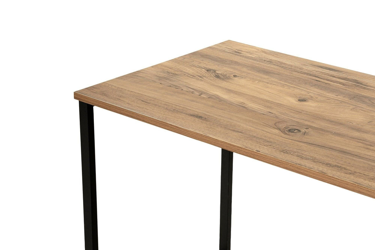 Birou Twin, Diverse culori, 240x60x74 cm - Pin atlantic - Negru | SKU: 241NRD1103 | Birou Twin, 240x60x74 cm, varianta Pin atlantic - Negru, produs pentru amenajarea locuinței, disponibil online în România la CasaMob