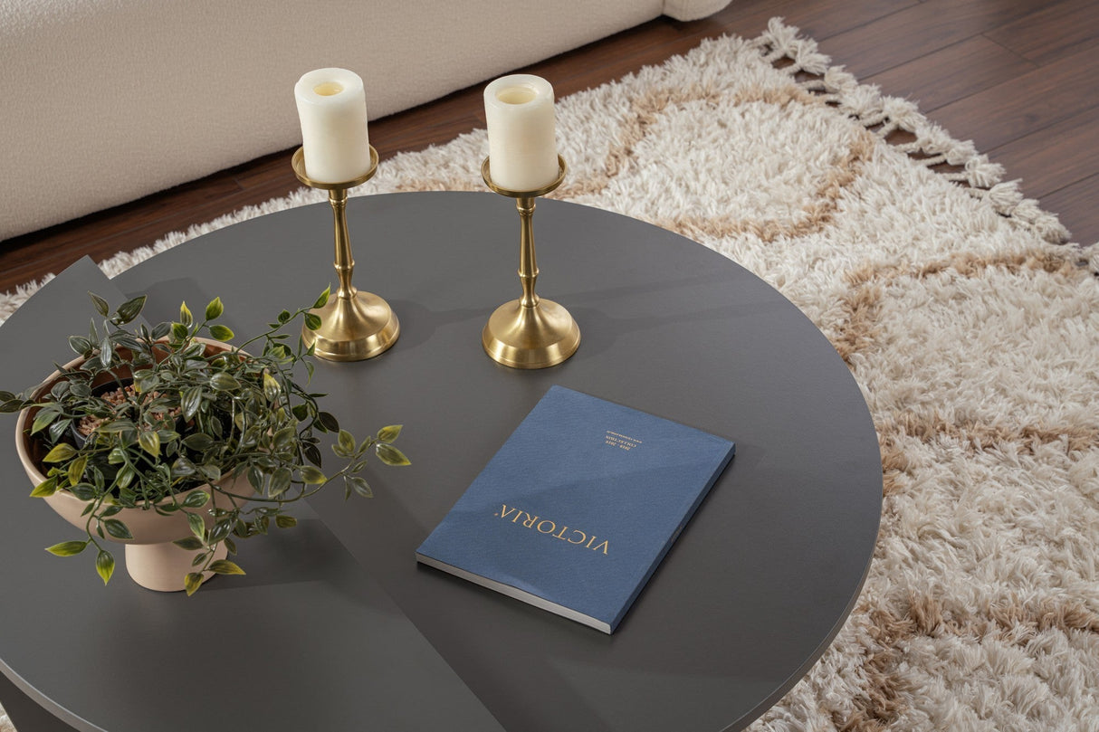 Măsuță de cafea Orion, Diverse culori, 90x60x30 cm - Antracit | SKU: 241NRD1204 | Măsuță de cafea Orion, 90x60x30 cm, varianta Antracit, produs pentru amenajarea locuinței, disponibil online în România la CasaMob