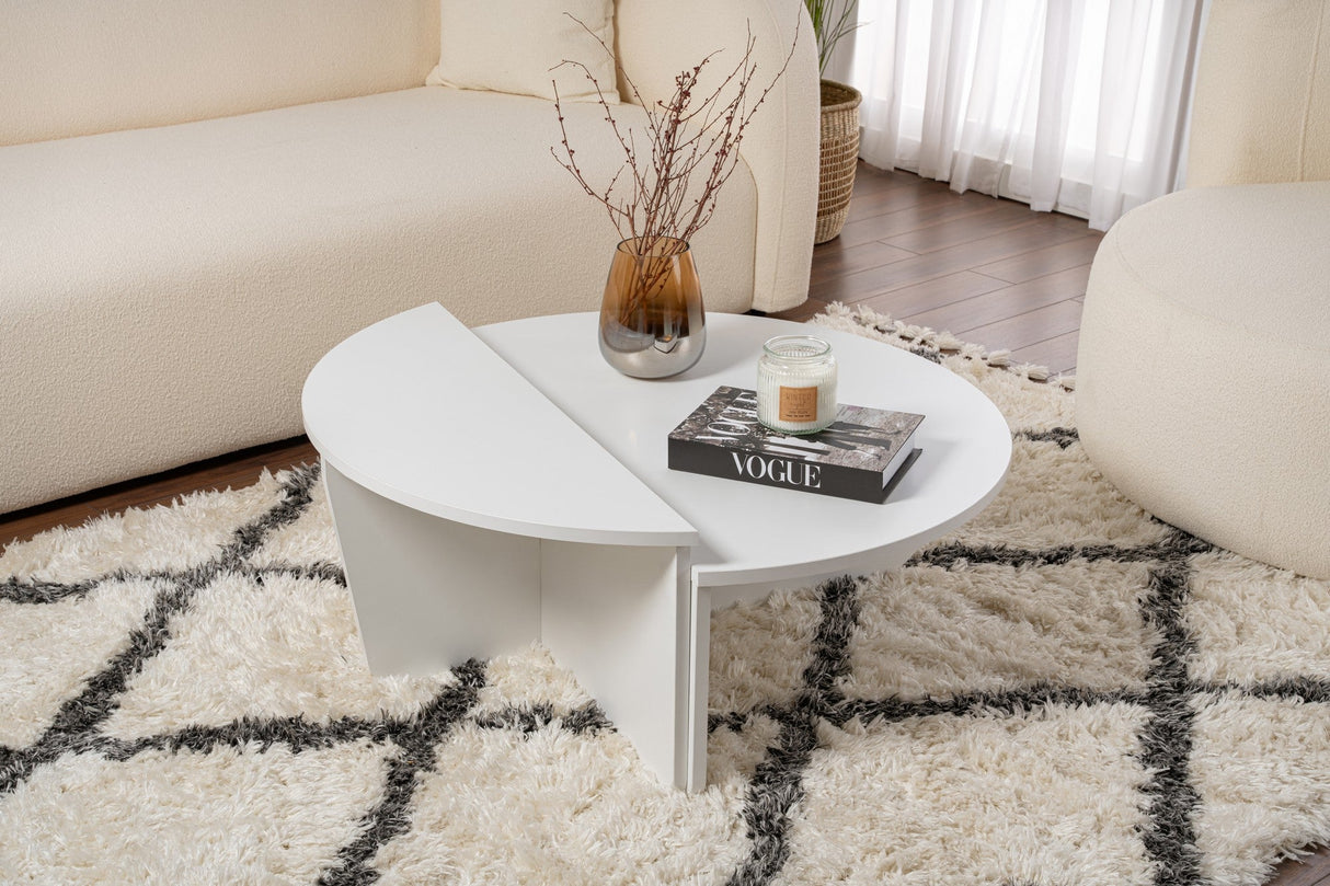Măsuță de cafea Orion, Diverse culori, 90x60x30 cm - Alb | SKU: 241NRD1217 | Măsuță de cafea Orion, 90x60x30 cm, varianta Alb, produs pentru amenajarea locuinței, disponibil online în România la CasaMob