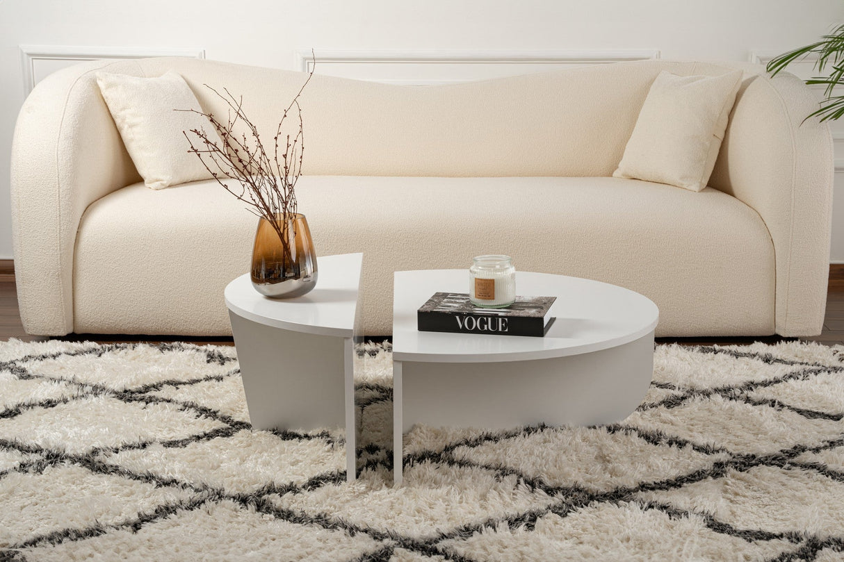 Măsuță de cafea Orion, Diverse culori, 90x60x30 cm - Alb | SKU: 241NRD1217 | Măsuță de cafea Orion, 90x60x30 cm, varianta Alb, produs pentru amenajarea locuinței, disponibil online în România la CasaMob