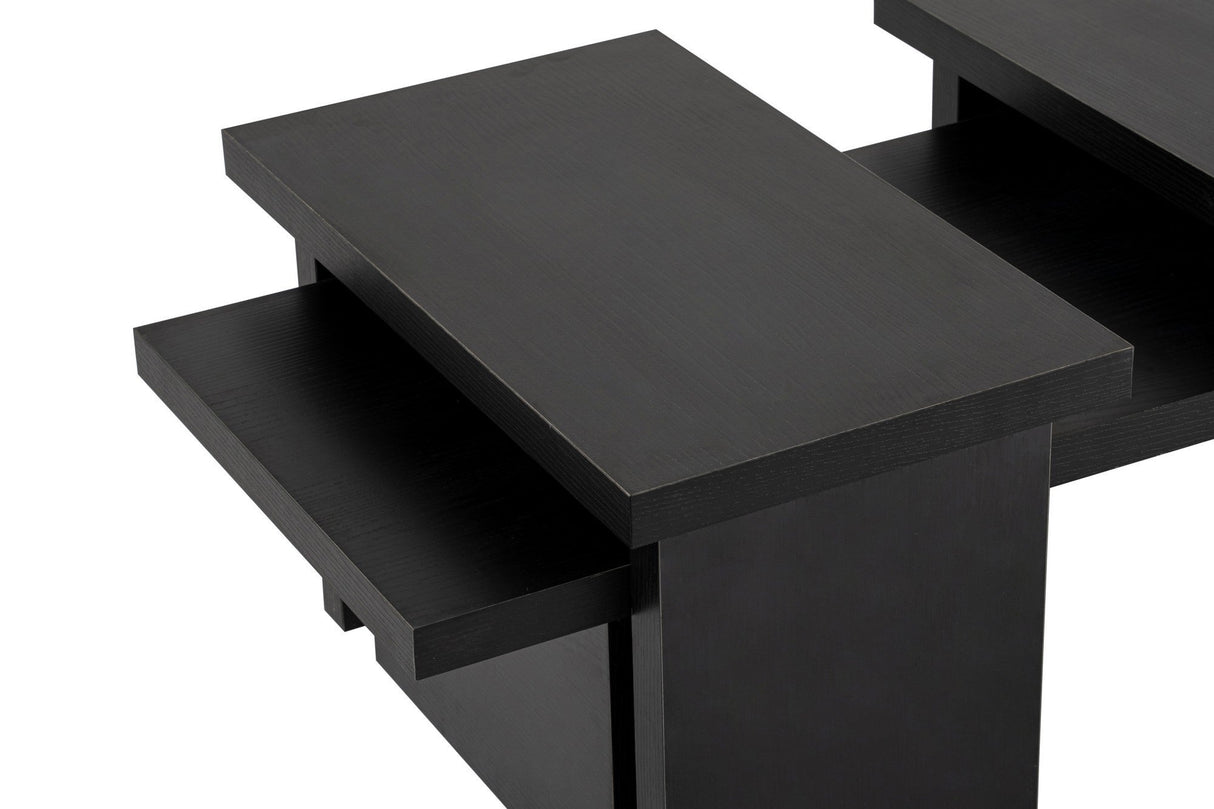 Măsuță de cafea Sanctuary, Diverse culori, 110x45x30 cm - Wood black | SKU: 241NRD1221 | Măsuță de cafea Sanctuary, 110x45x30 cm, varianta Wood black, produs pentru amenajarea locuinței, disponibil online în România la CasaMob