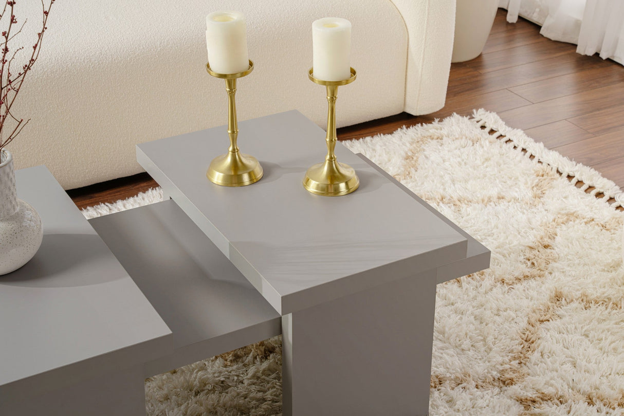 Măsuță de cafea Sanctuary, Diverse culori, 110x45x30 cm - Gri | SKU: 241NRD1222 | Măsuță de cafea Sanctuary, 110x45x30 cm, varianta Gri, produs pentru amenajarea locuinței, disponibil online în România la CasaMob