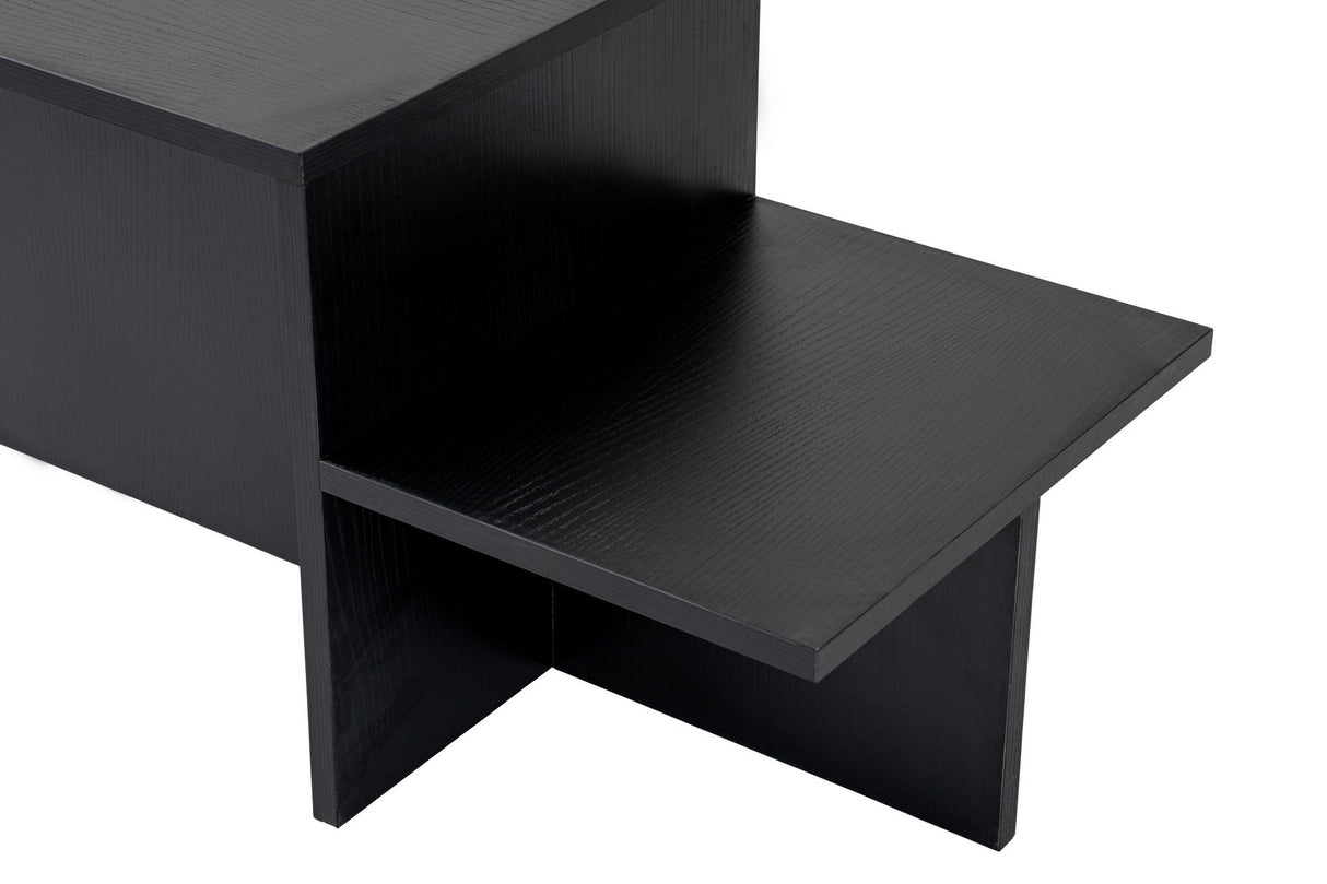 Măsuță de cafea Harmony, Diverse culori, 80x40x40 cm - Wood black | SKU: 241NRD1227 | Măsuță de cafea Harmony, 80x40x40 cm, varianta Wood black, produs pentru amenajarea locuinței, disponibil online în România la CasaMob