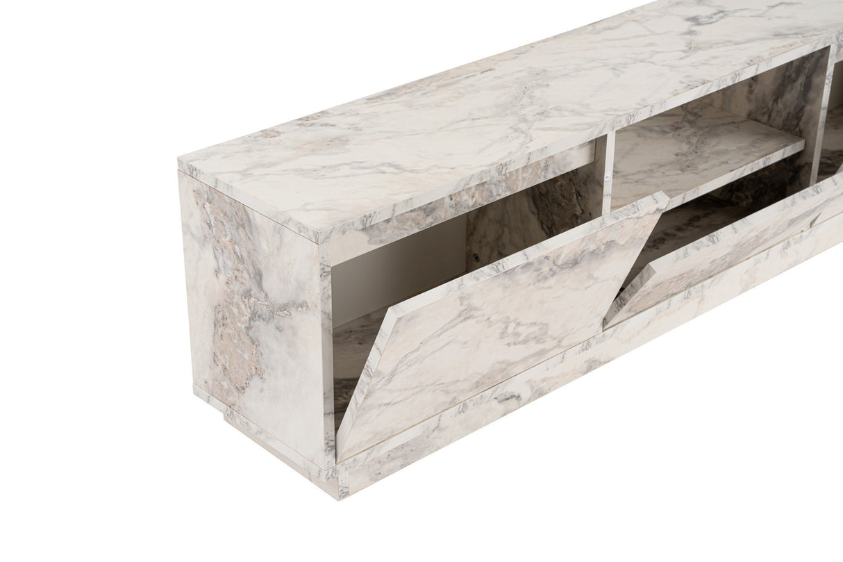 Comodă TV Vanguard - Fressia Marble, Freesia marble, 160x30x42 cm