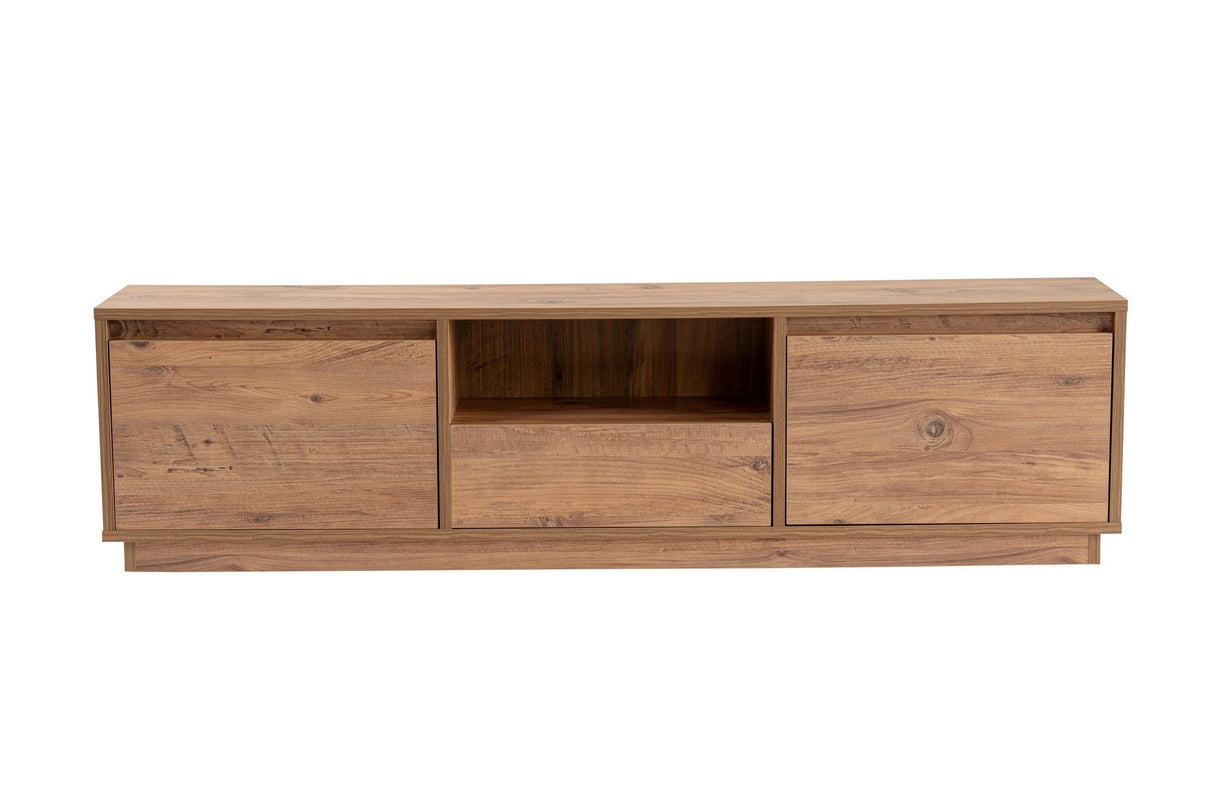 Comodă TV Vanguard, Diverse culori, 160x30x42 cm - Pin atlantic | SKU: 241NRD1314 | Comodă TV Vanguard, 160x30x42 cm, varianta Pin atlantic, produs pentru amenajarea locuinței, disponibil online în România la CasaMob