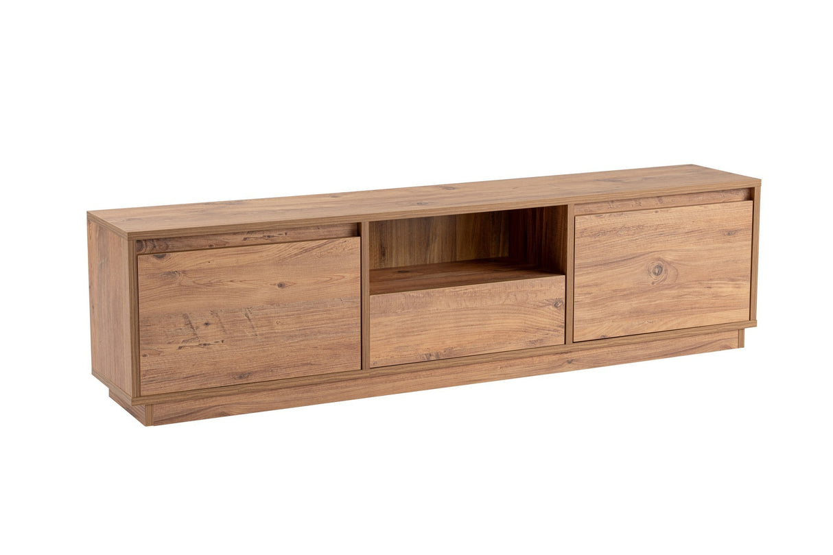 Comodă TV Vanguard, Diverse culori, 160x30x42 cm - Pin atlantic | SKU: 241NRD1314 | Comodă TV Vanguard, 160x30x42 cm, varianta Pin atlantic, produs pentru amenajarea locuinței, disponibil online în România la CasaMob