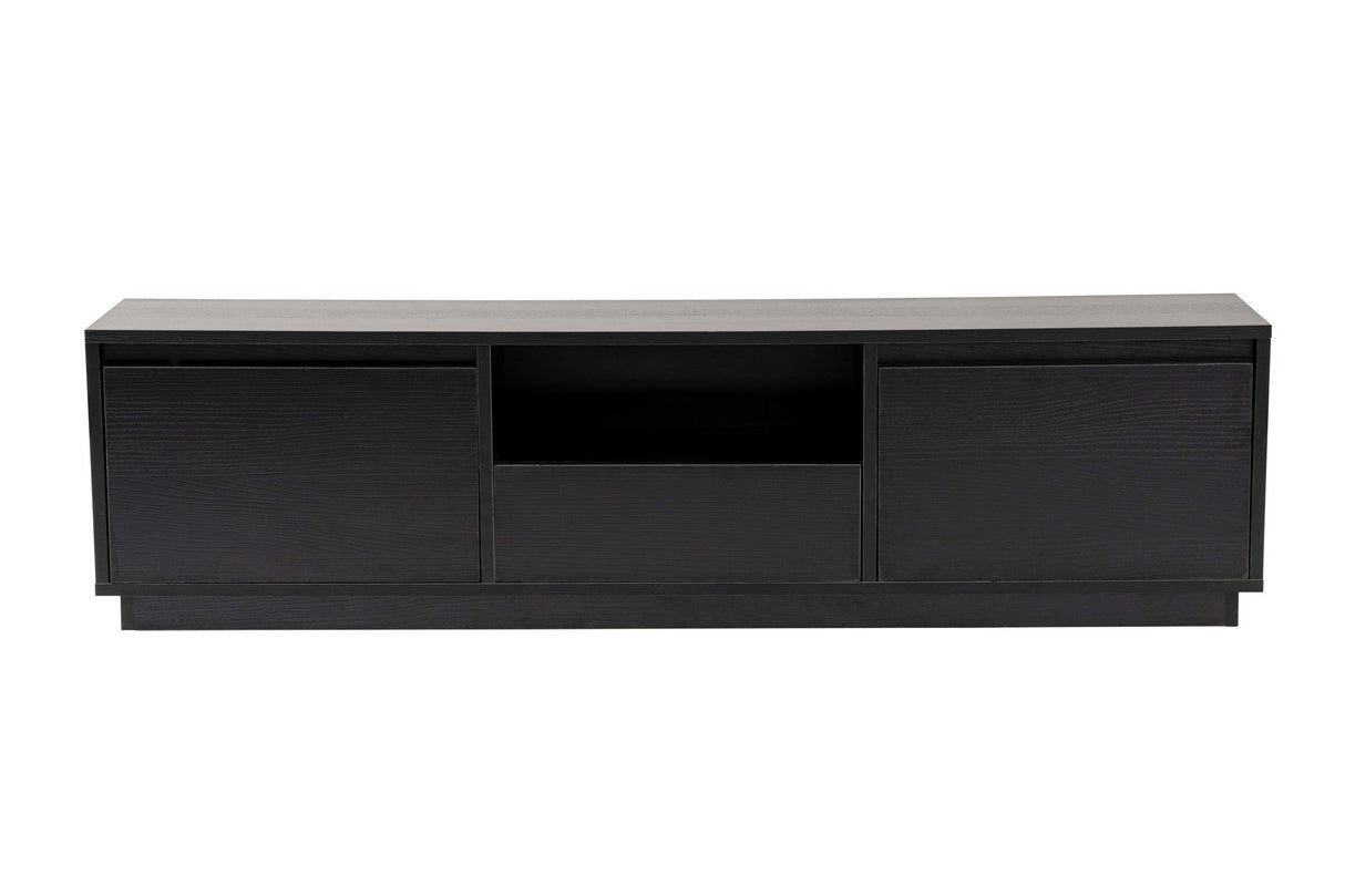 Comodă TV Vanguard, Diverse culori, 160x30x42 cm - Wood black | SKU: 241NRD1316 | Comodă TV Vanguard, 160x30x42 cm, varianta Wood black, produs pentru amenajarea locuinței, disponibil online în România la CasaMob