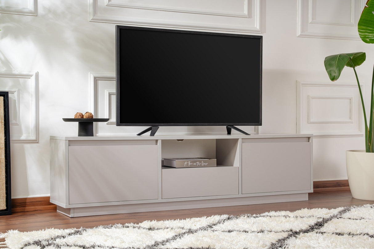 Comodă TV Vanguard, Diverse culori, 160x30x42 cm - Gri | SKU: 241NRD1317 | Comodă TV Vanguard, 160x30x42 cm, varianta Gri, produs pentru amenajarea locuinței, disponibil online în România la CasaMob