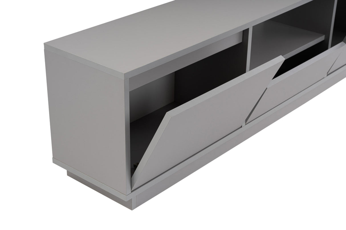Comodă TV Vanguard, Diverse culori, 160x30x42 cm - Gri | SKU: 241NRD1317 | Comodă TV Vanguard, 160x30x42 cm, varianta Gri, produs pentru amenajarea locuinței, disponibil online în România la CasaMob