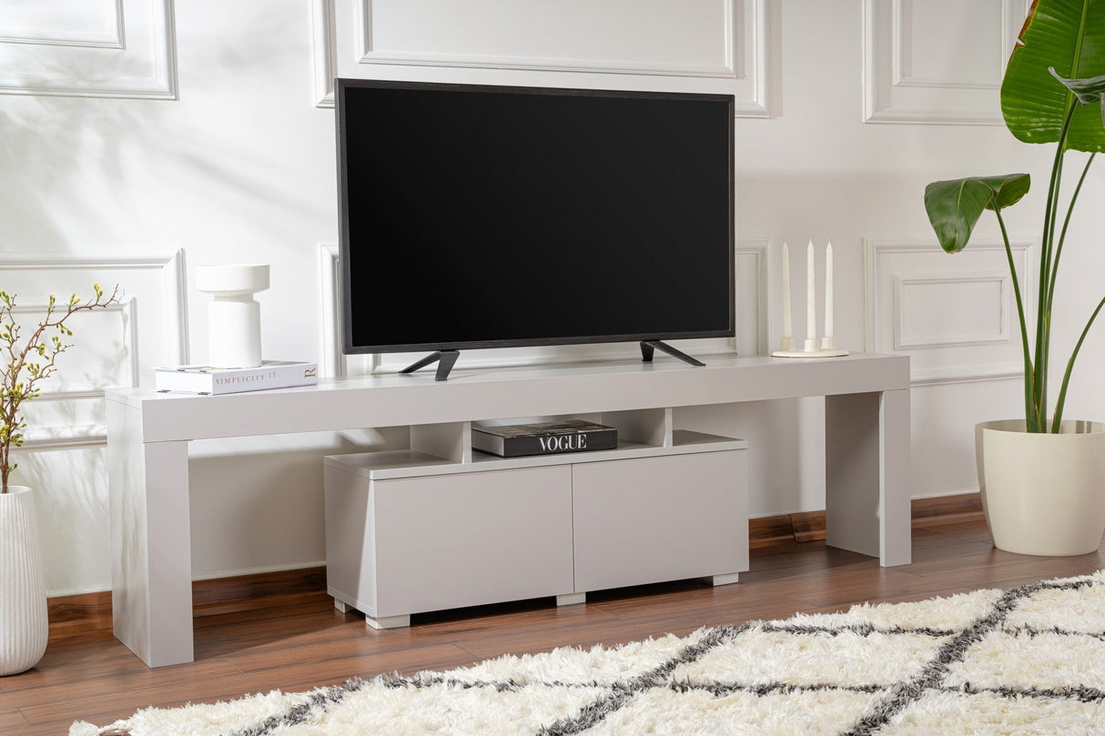 Comodă TV Enclave, Diverse culori, 180x31x50 cm - Gri | SKU: 241NRD1322 | Comodă TV Enclave, 180x31x50 cm, varianta Gri, produs pentru amenajarea locuinței, disponibil online în România la CasaMob