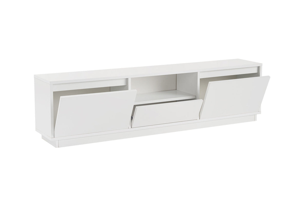 Comodă TV Vanguard, Diverse culori, 160x30x42 cm - Natural white | SKU: 241NRD1325 | Comodă TV Vanguard, 160x30x42 cm, varianta Natural white, produs pentru amenajarea locuinței, disponibil online în România la CasaMob