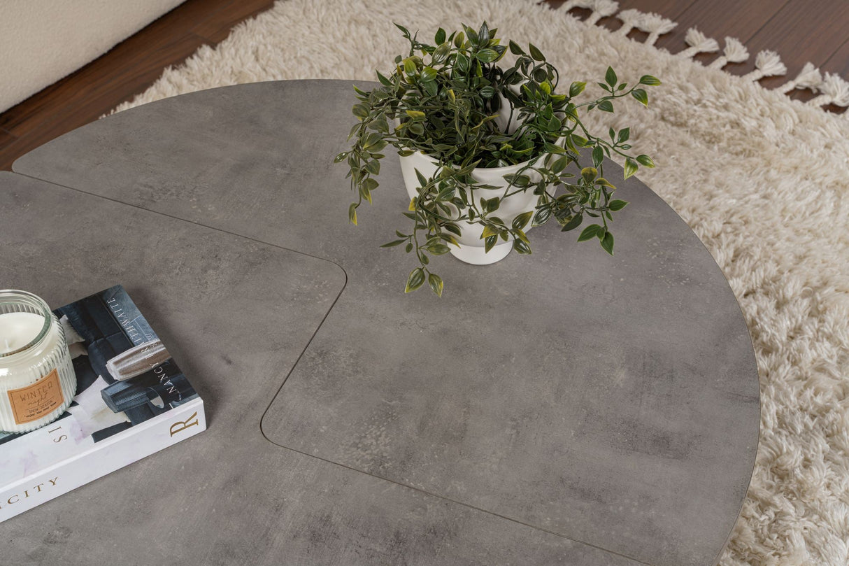 Măsuță de cafea Moira, Diverse culori - Concrete grey | SKU: 241NRD1407 | Măsuță de cafea Moira, varianta Concrete grey, produs pentru amenajarea locuinței, disponibil online în România la CasaMob
