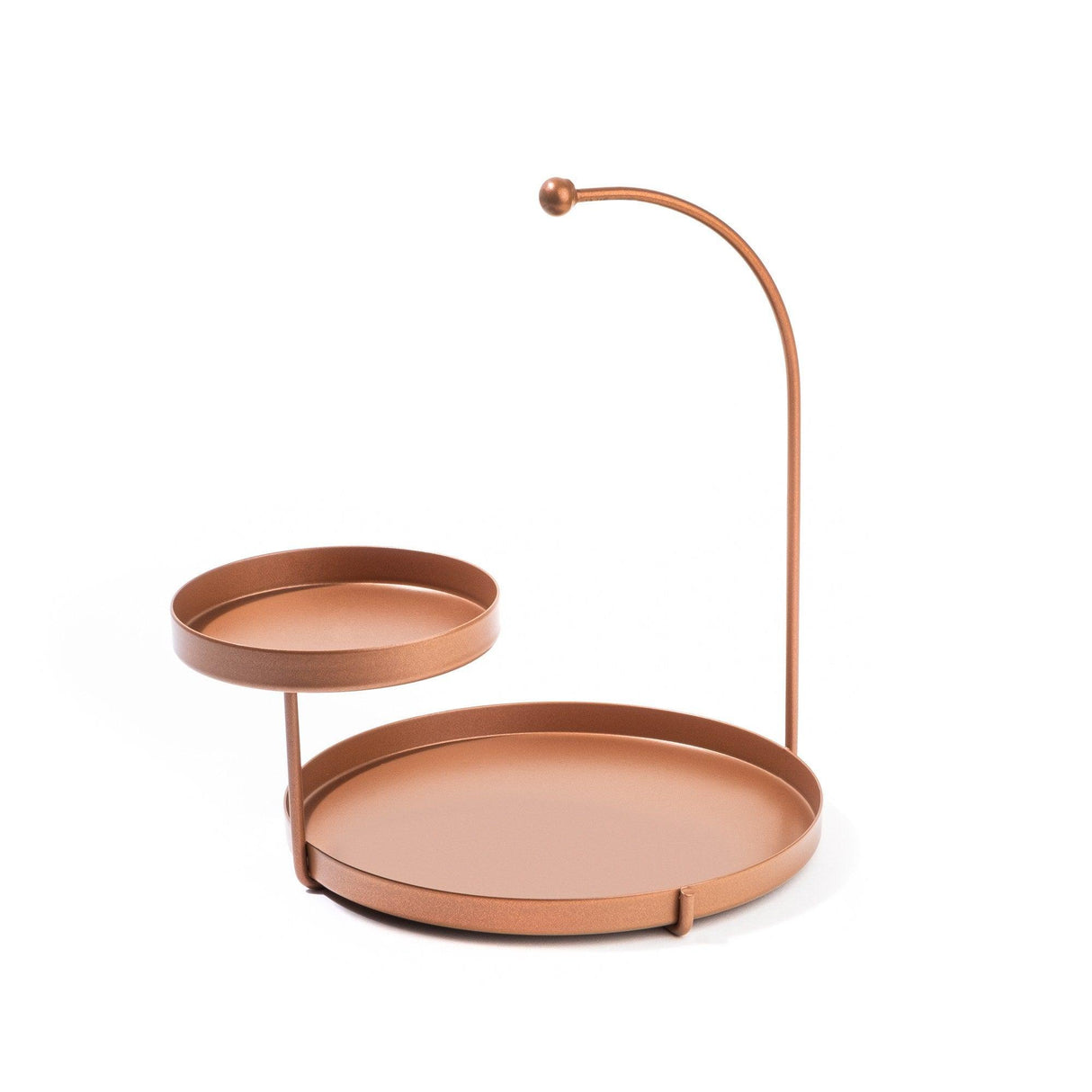 Accesoriu metalic decorativ Decorative Metal Accessory Elegance 3, Cupru, 25x28x21 cm