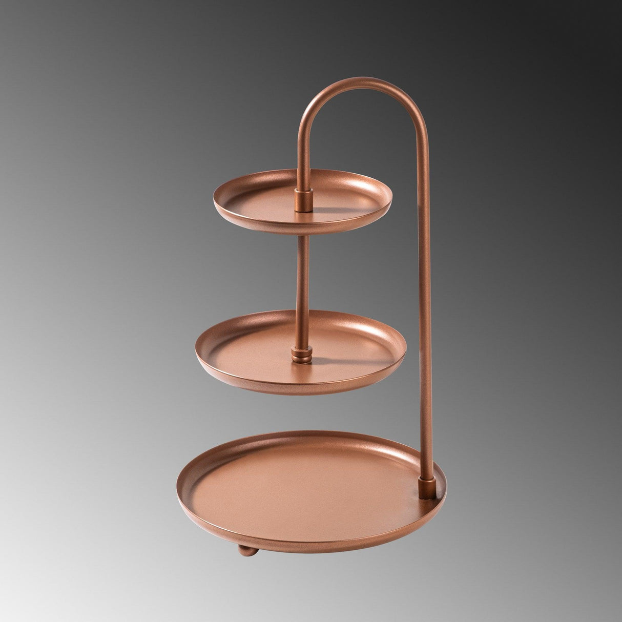 Accesoriu metalic decorativ Decorative Metal Accessory Lux 2, Cupru, 20x32 cm