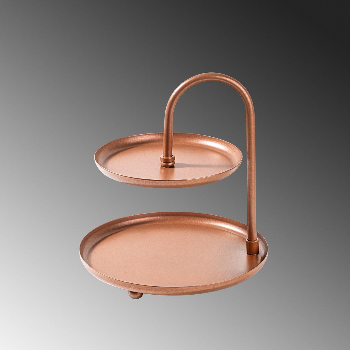Accesoriu metalic decorativ Decorative Metal Accessory Artistic 3, Cupru, 20x21 cm