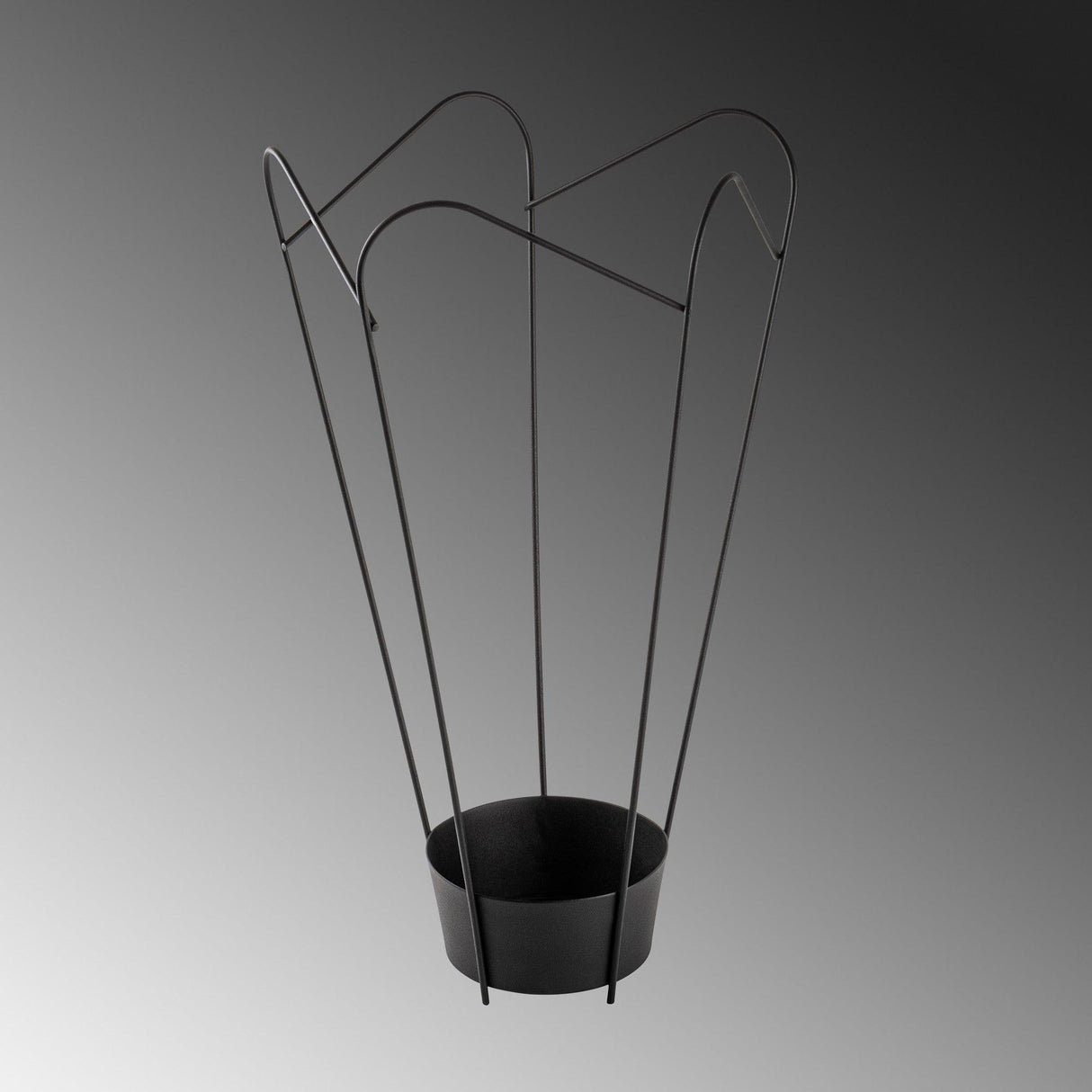Accesoriu metalic decorativ Decorative Metal Accessory Classic 2, Negru