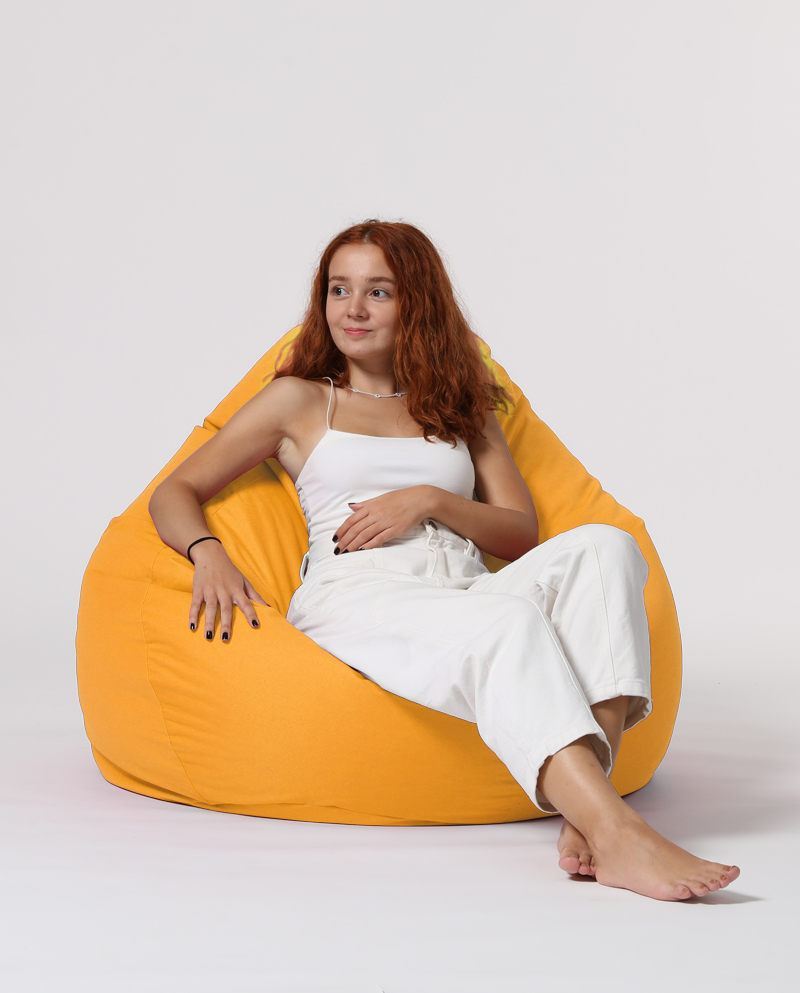 Puf Premium XXL, Galben