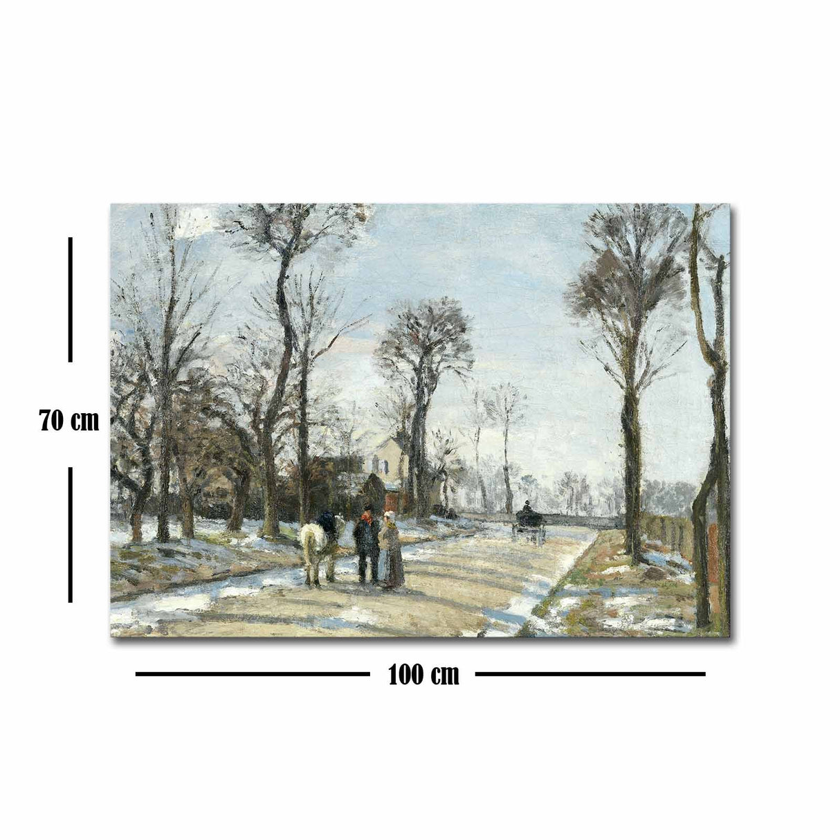 Tablou canvas 70100FAMOUSART-017, Multicolor, 70x100x3 cm