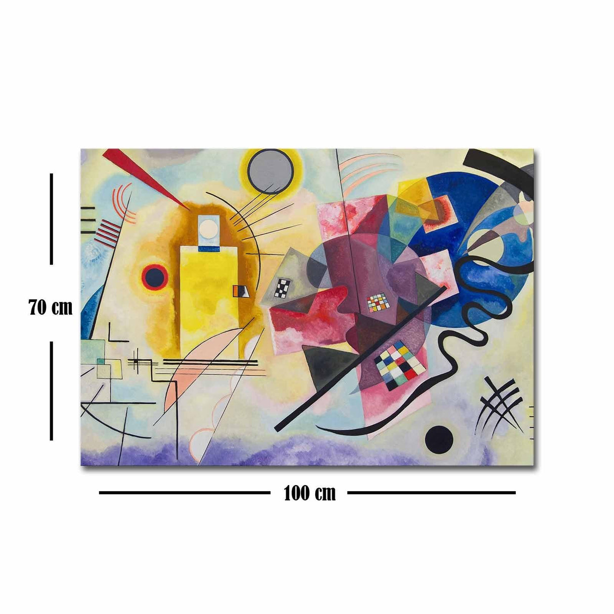 Tablou Canvas Kalamis, Multicolor, 100 x 70 cm