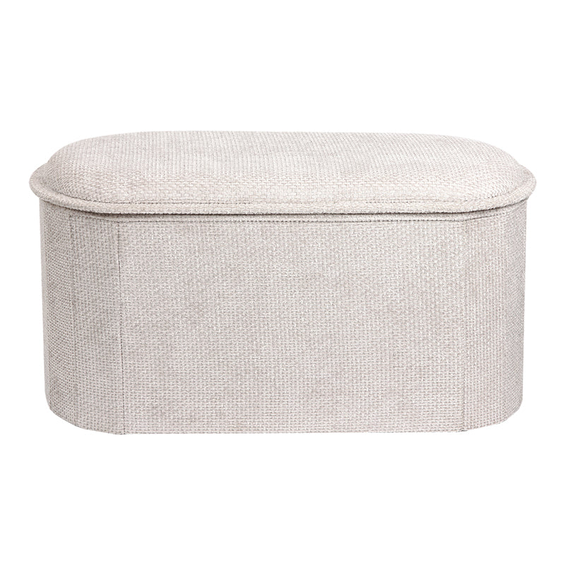 Taburet cu depozitare Trebia, Stofă, Diverse culori, 76x38x38 cm - Crem | SKU: 257-000052 | Taburet cu depozitare Trebia, Stofă, 76x38x38 cm, varianta Crem, produs pentru amenajarea locuinței, disponibil online în România la CasaMob