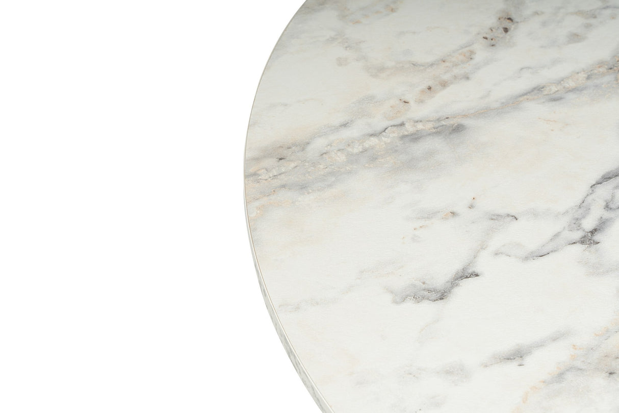Măsuță de cafea Nova, Freesia marble, 80x80x40 cm