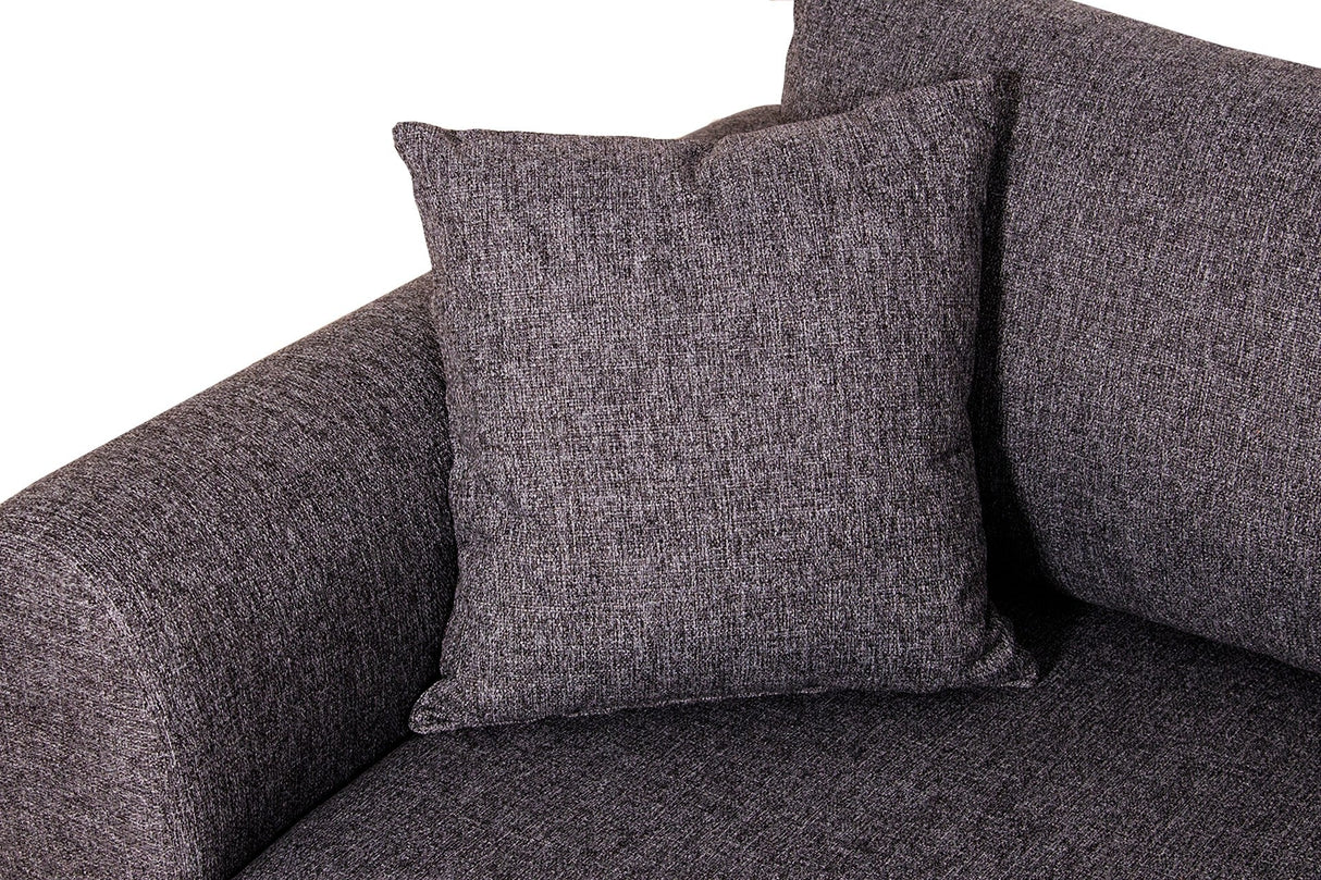 Canapea extensibilă de colț Nero, NQ6-188, Gri, 160x90x78 cm