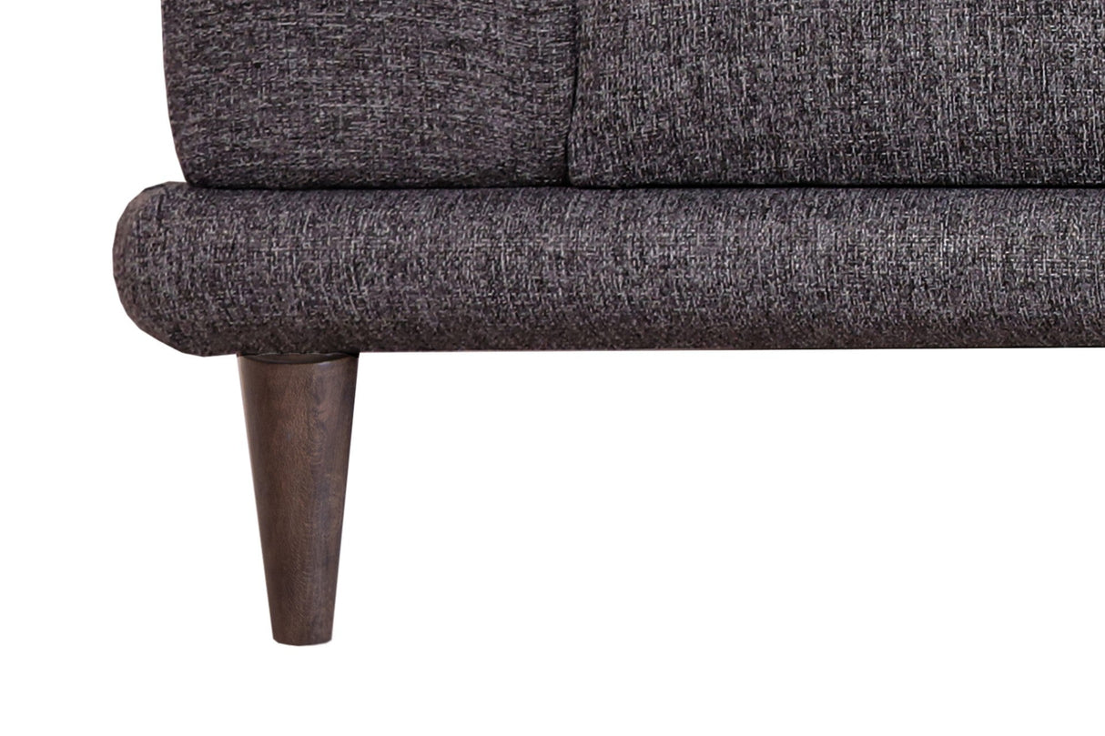 Canapea extensibilă de colț Nero, NQ6-189, Gri, 160x90x78 cm