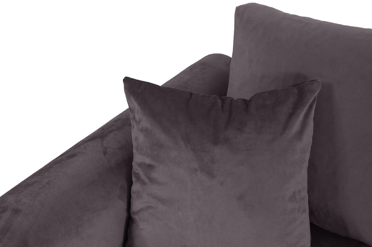 Canapea extensibilă de colț Nero, NQ6-184, Gri, 160x90x78 cm