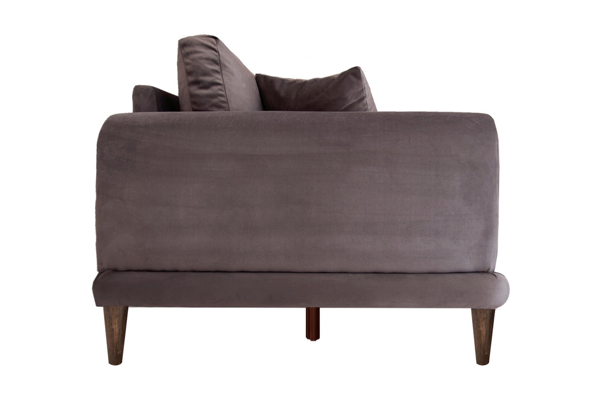Canapea fixă 3 locuri Nero - NQ6-162, Antracit, 220x90x68 cm