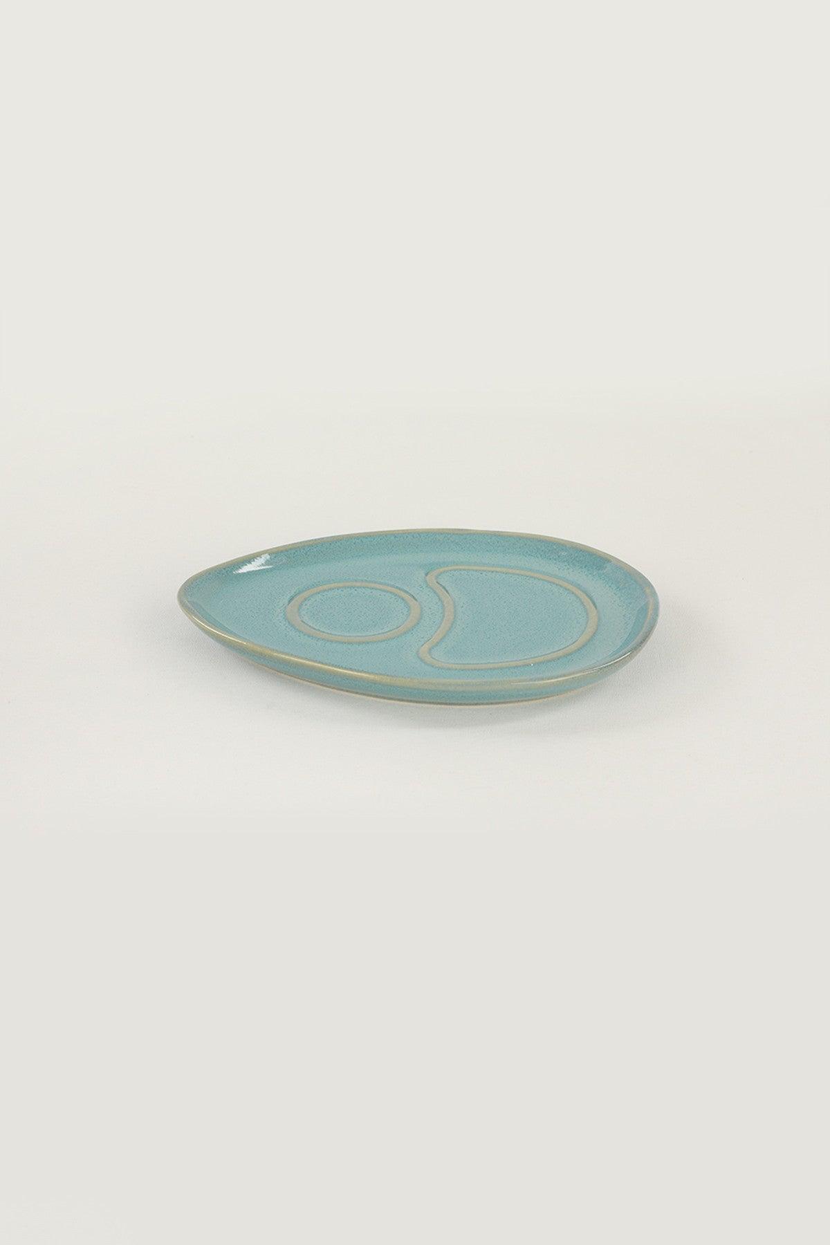 Set cești de cafea Ocean Drip Coffee Presentation Set 4 Pieces for 2 People, Turcoaz, 9x9x9 cm