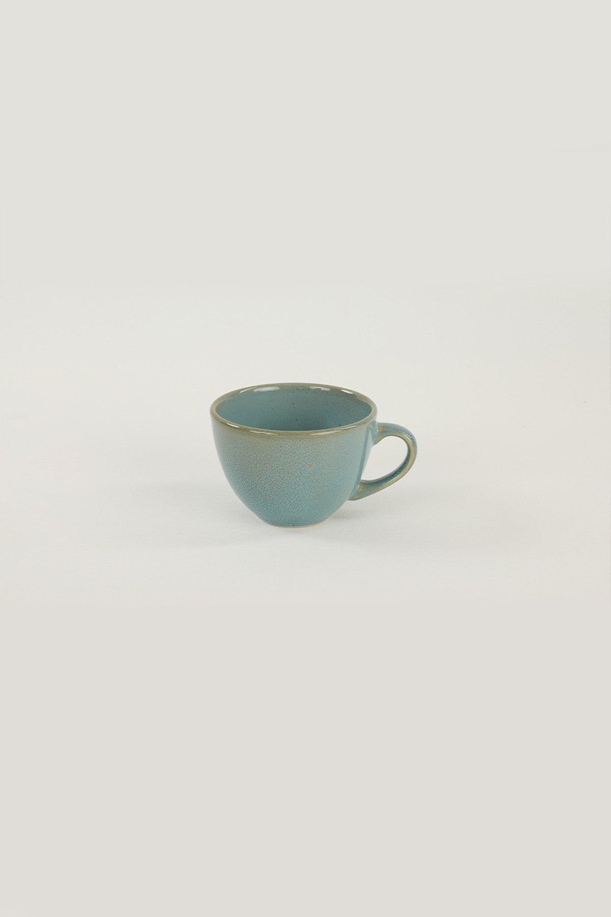 Set cești de cafea Ocean Drip Coffee Presentation Set 4 Pieces for 2 People, Turcoaz, 9x9x9 cm