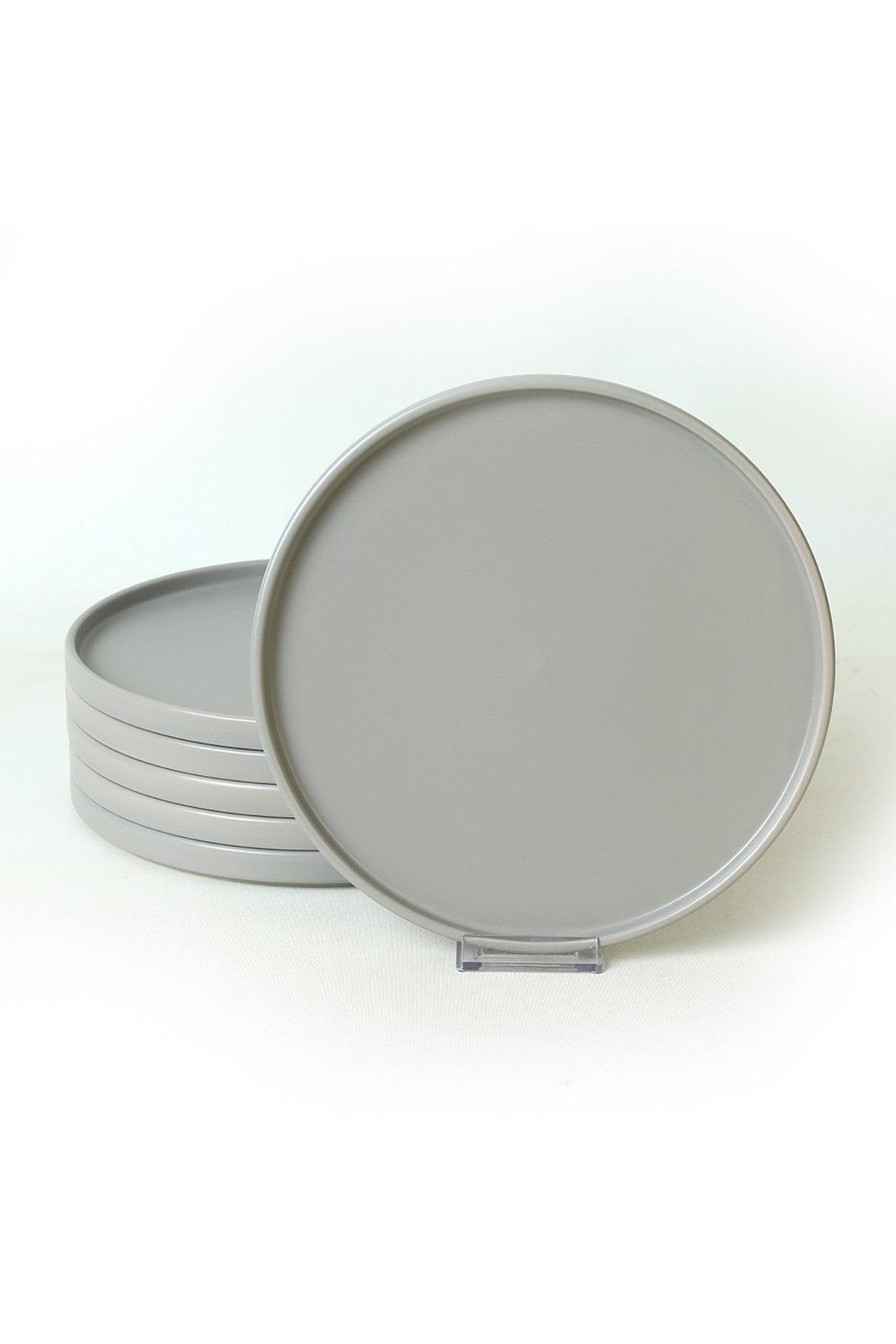 Set farfurii, Gri Mat, 27 cm