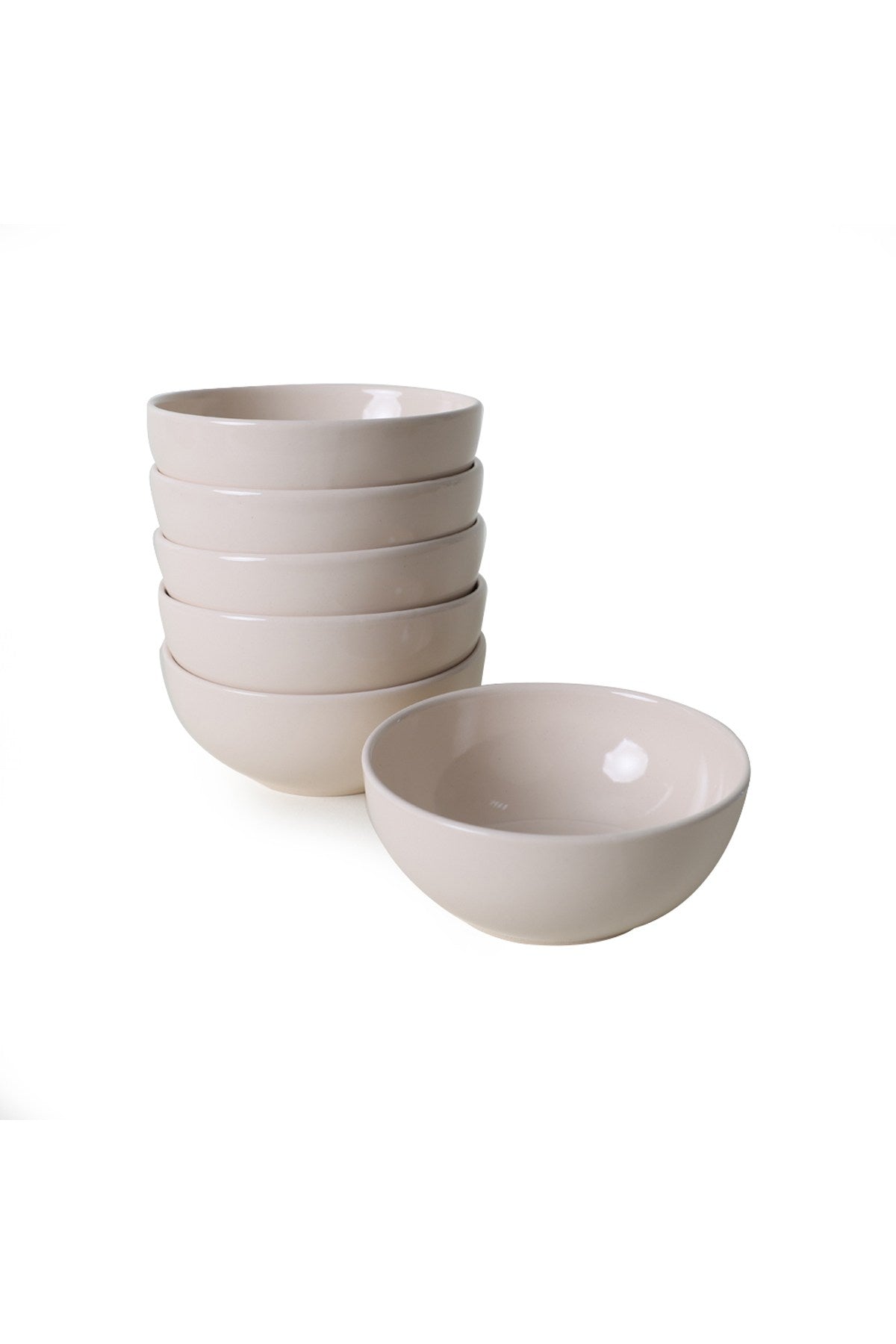 Set de boluri 6 bucăți X00017628, Crem