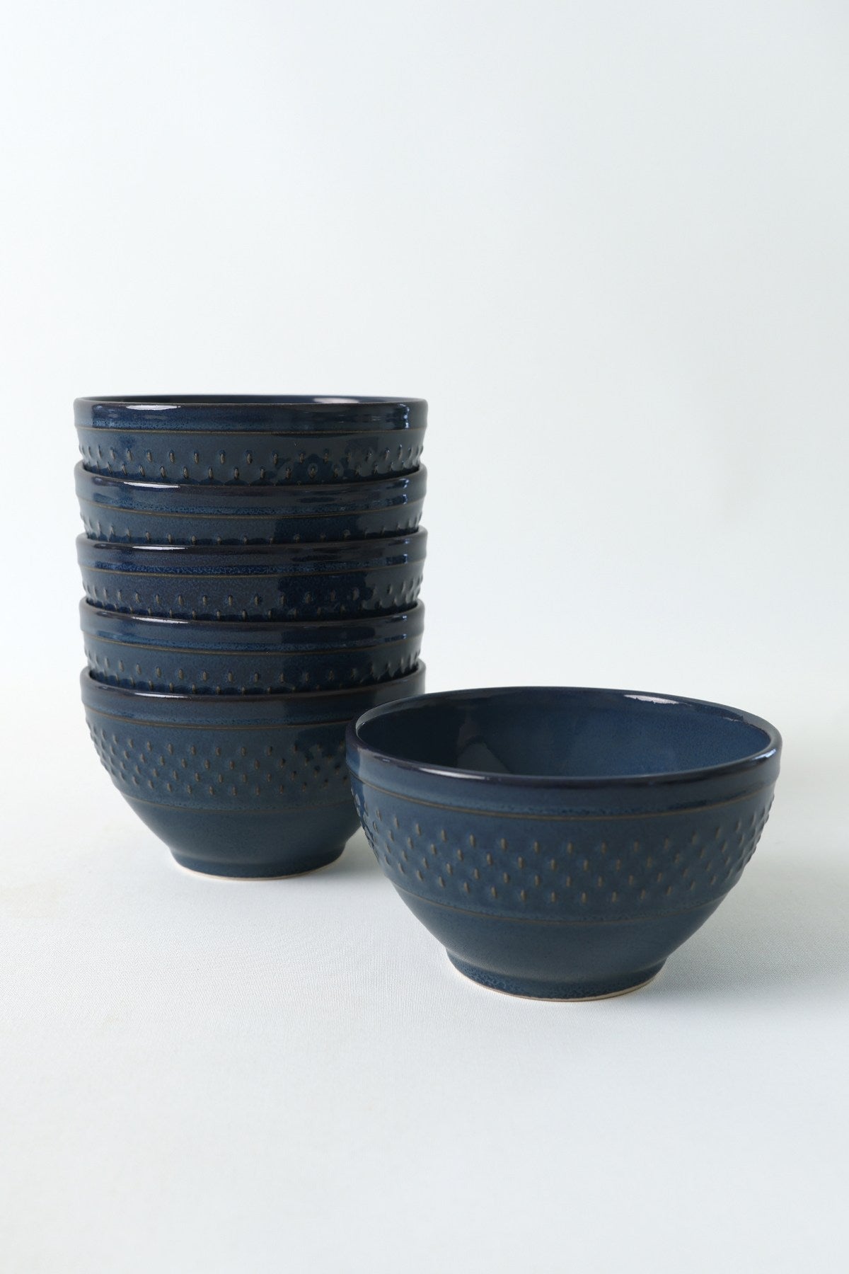 Set de boluri 6 bucăți X00018619, Albastru închis