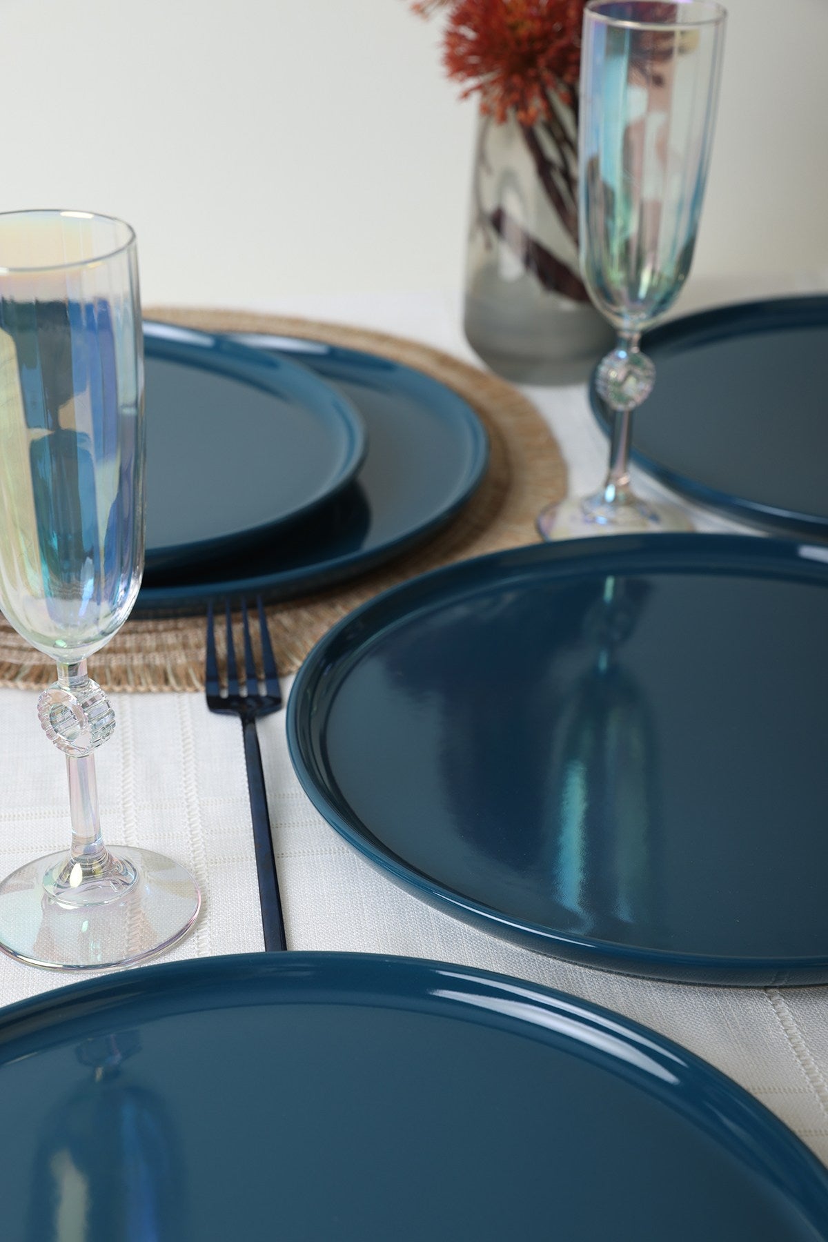 Set de farfurii 6 bucăți ST039028F00041800041800000, Albastru închis