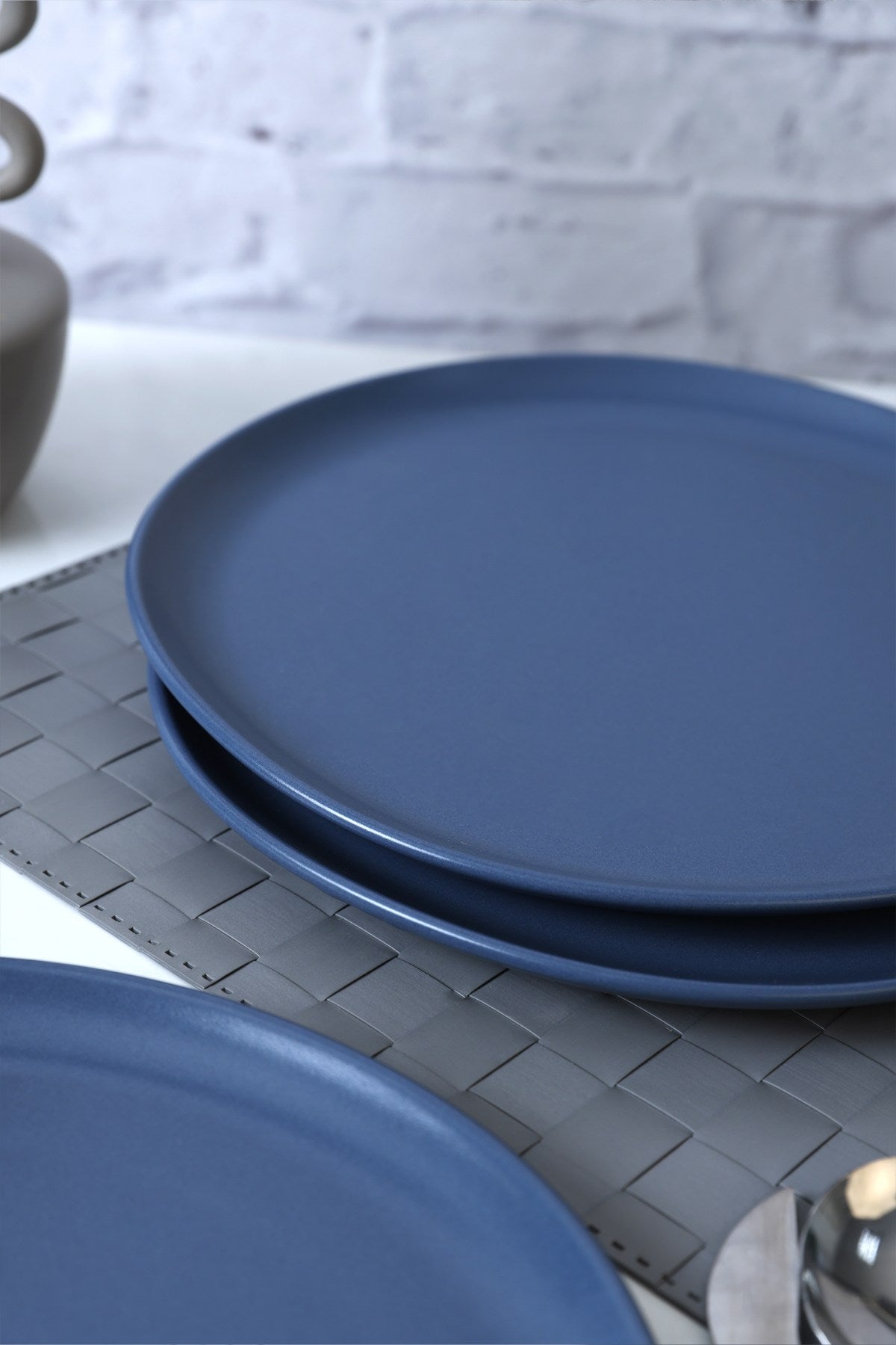 Set de farfurii 6 bucăți X00018763, Albastru