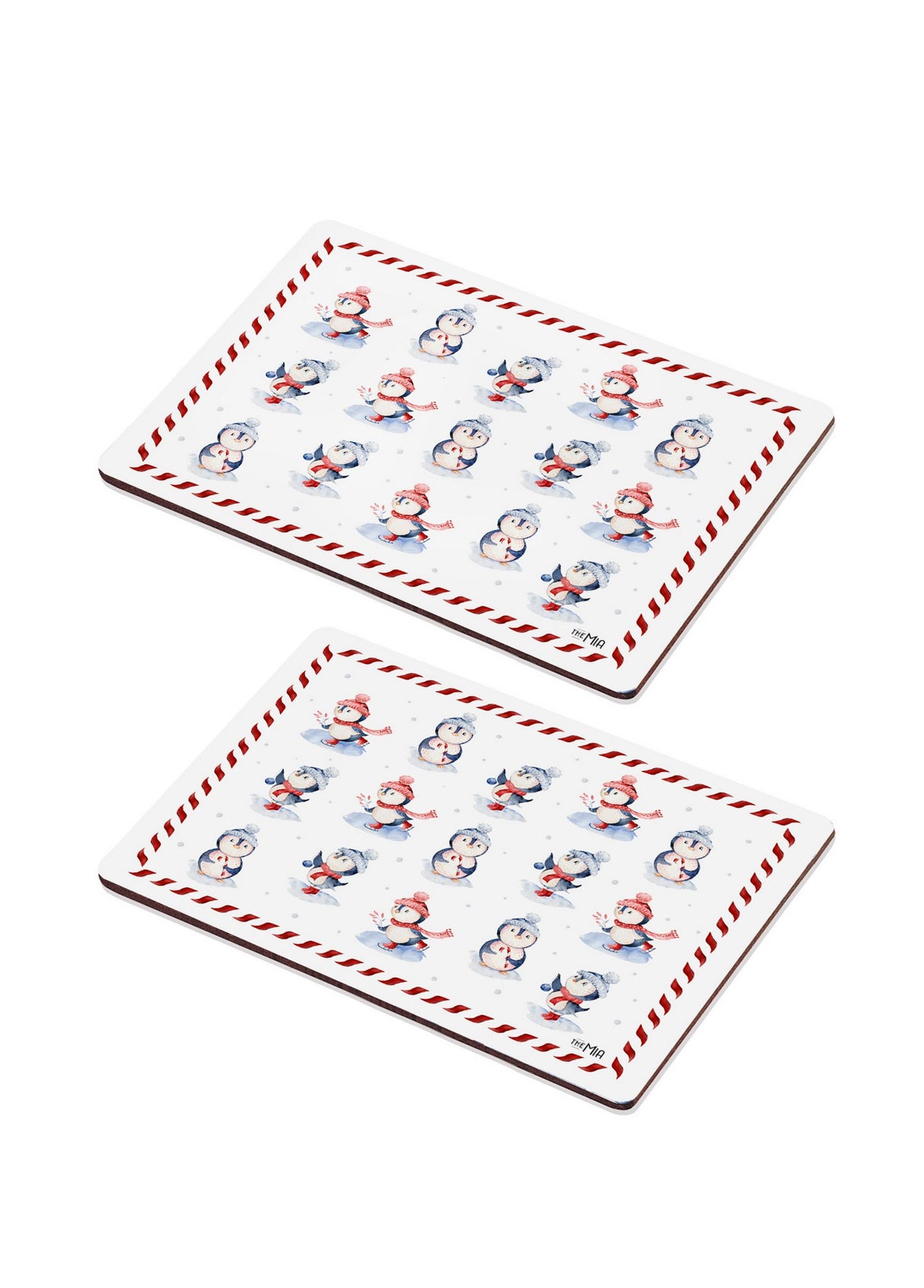 Set de farfurii 2 bucăți NEW059, Multicolor, 40x30x1 cm