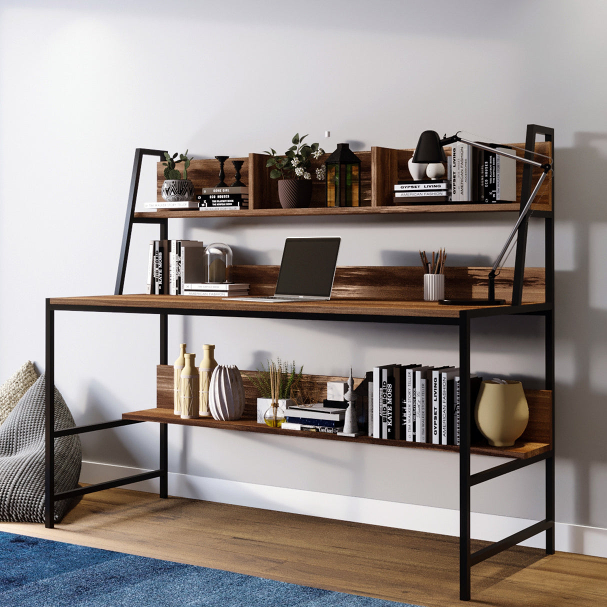 Birou Ceren - L169, Nuc, 140x60x122 cm