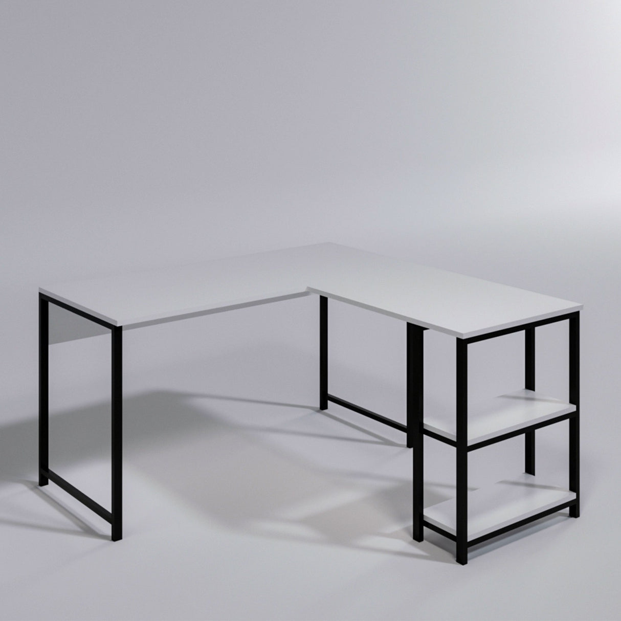 Birou Kocaeli - 210, Alb, 140x60x72 cm