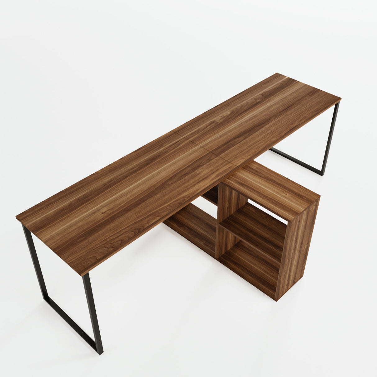 Birou London - L208, Nuc, 240x60x72 cm