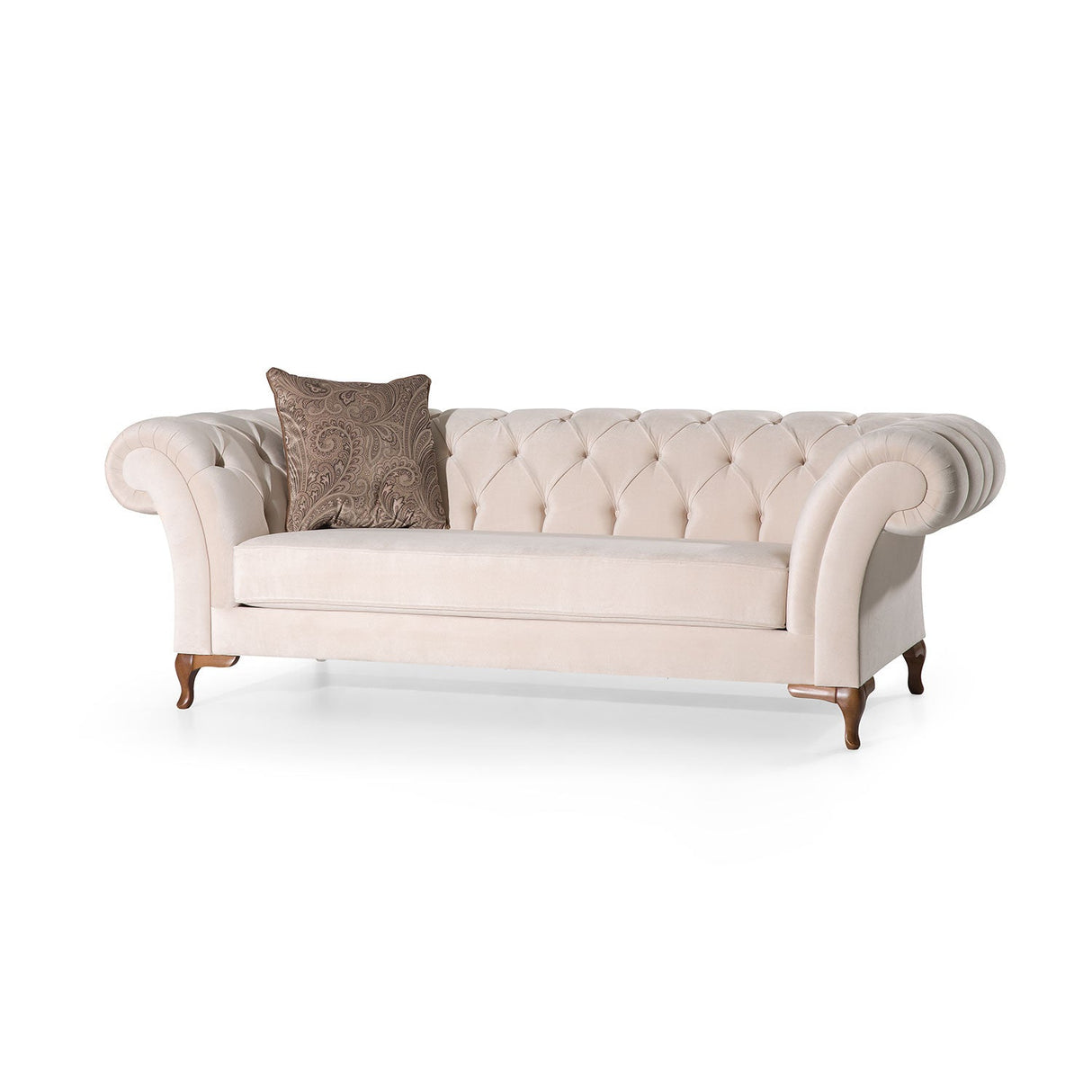 Canapea fixă Bianca, Crem, Diverse configurații, Diverse dimensiuni - 205x100x75 cm - 2 locuri | SKU: 291NDS1114 | Canapea fixă Bianca, Crem, varianta 205x100x75 cm - 2 locuri, produs pentru amenajarea locuinței, disponibil online în România la CasaMob