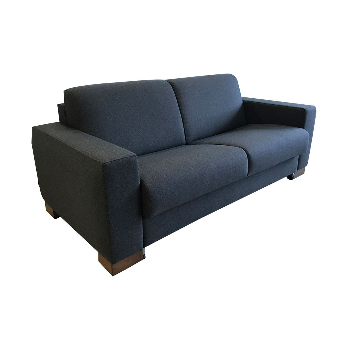 Canapea extensibilă 3 locuri Kansas, Negru, 200x195x98 cm