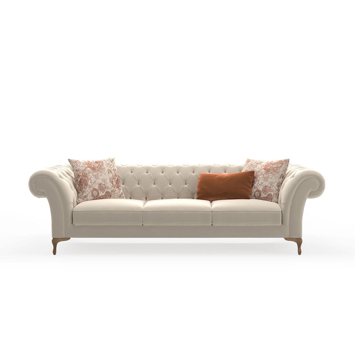 Canapea fixă Bianca, Crem, Diverse configurații, Diverse dimensiuni - 260x100x75 cm - 3 locuri | SKU: 291NDS1320 | Canapea fixă Bianca, Crem, varianta 260x100x75 cm - 3 locuri, produs pentru amenajarea locuinței, disponibil online în România la CasaMob